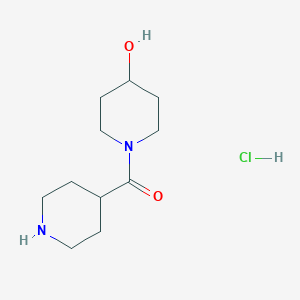 (4-Hydroxy-1-piperidinyl)(4-piperidinyl)methanone hydrochloride