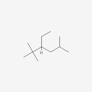 molecular formula C11H24 B14566198 3-Ethyl-2,2,5-trimethylhexane CAS No. 61868-76-6