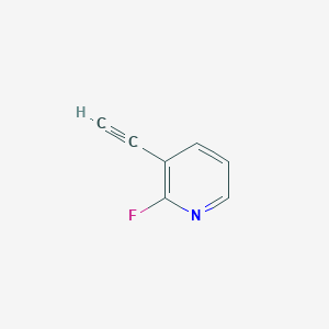molecular formula C7H4FN B1456624 3-Ethynyl-2-fluoropyridine CAS No. 933768-06-0
