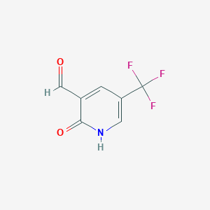 molecular formula C7H4F3NO2 B145663 2-Hydroxy-5-(trifluoromethyl)nicotinaldehyde CAS No. 129904-48-9