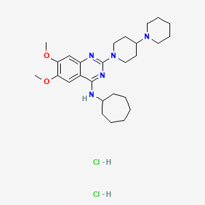 molecular formula C27H43Cl2N5O2 B1456636 C 021 dihydrochloride CAS No. 1784252-84-1