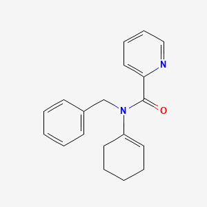 molecular formula C19H20N2O B14566363 N-Benzyl-N-(cyclohex-1-en-1-yl)pyridine-2-carboxamide CAS No. 61666-82-8