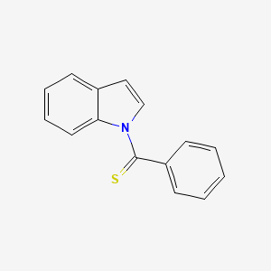 molecular formula C15H11NS B14566460 (1H-Indol-1-yl)(phenyl)methanethione CAS No. 61821-53-2