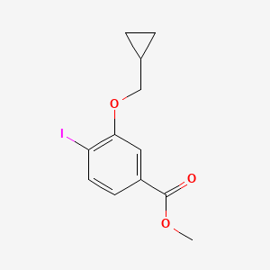 Methyl 3-(cyclopropylmethoxy)-4-iodobenzoate