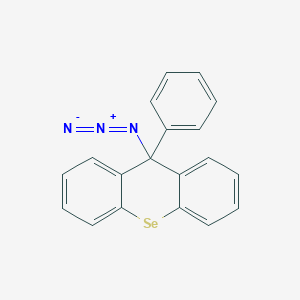 molecular formula C19H13N3Se B14566553 9-Azido-9-phenyl-9H-selenoxanthene CAS No. 61744-35-2