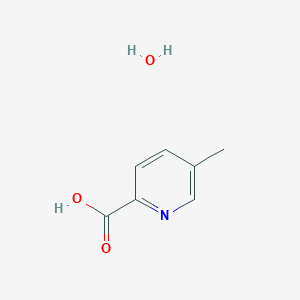 molecular formula C7H9NO3 B1456659 5-甲基吡啶甲酸水合物 CAS No. 1588441-37-5