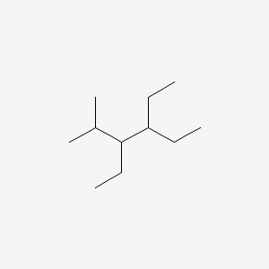 molecular formula C11H24 B14566650 3,4-Diethyl-2-methylhexane CAS No. 61868-68-6