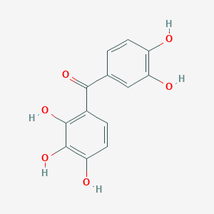 molecular formula C13H10O6 B14566708 (3,4-Dihydroxyphenyl)(2,3,4-trihydroxyphenyl)methanone CAS No. 61445-51-0