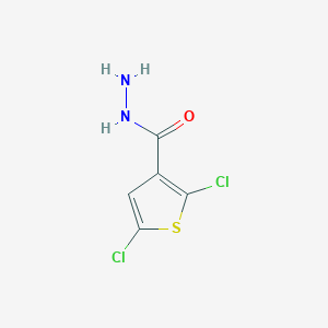 molecular formula C5H4Cl2N2OS B1456673 2,5-二氯噻吩-3-碳酰肼 CAS No. 904027-75-4