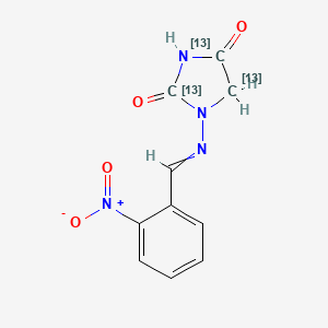 molecular formula C10H8N4O4 B1456676 2-NP-Ahd-13C3 CAS No. 1007476-86-9