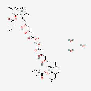 molecular formula C50H84CaO15 B1456683 Tenivastatin calcium hydrate CAS No. 530112-57-3