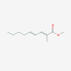 molecular formula C11H18O2 B14566862 Methyl 2-methylnona-2,4-dienoate CAS No. 61382-50-1