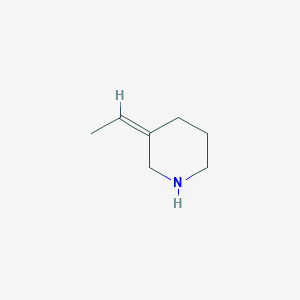 molecular formula C7H13N B1456695 (3Z)-3-Ethylidenepiperidine CAS No. 942576-96-7