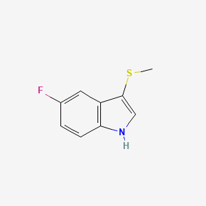 5-Fluoro-3-(methylthio)-1H-indole
