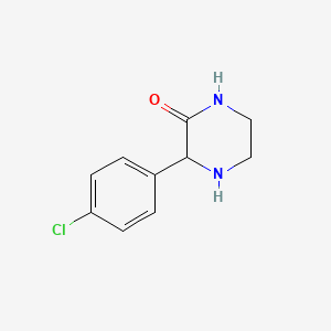 3-(4-Chlorophenyl)piperazin-2-one