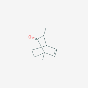 molecular formula C10H14O B14567025 1,3-Dimethylbicyclo[2.2.2]oct-5-en-2-one CAS No. 61585-31-7