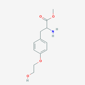 Methyl 2-amino-3-(4-(2-hydroxyethoxy)phenyl)propanoate