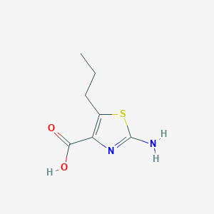 2-Amino-5-propyl-1,3-thiazole-4-carboxylic acid