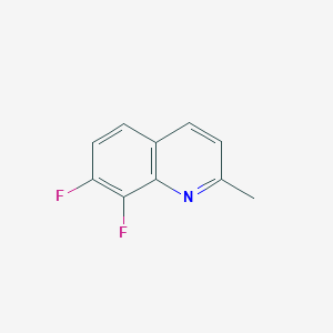 molecular formula C10H7F2N B1456712 7,8-二氟-2-甲基喹啉 CAS No. 1351515-97-3
