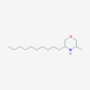 3-Decyl-5-methyl-morpholine