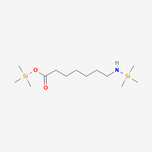 molecular formula C13H31NO2Si2 B14567137 Trimethylsilyl 7-[(trimethylsilyl)amino]heptanoate CAS No. 61853-71-2