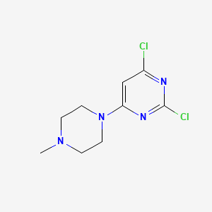 molecular formula C9H12Cl2N4 B1456722 2,4-Dichloro-6-(4-methyl-piperazin-1-yl)-pyrimidine CAS No. 1080622-72-5