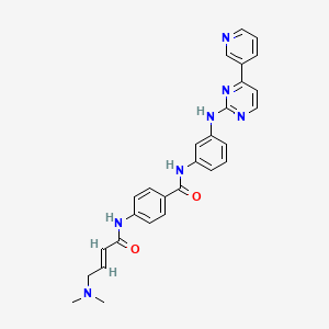 molecular formula C28H27N7O2 B1456727 Jnk-IN-2 CAS No. 1408077-04-2