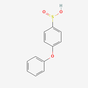 molecular formula C12H10O3S B14567364 Benzenesulfinic acid, 4-phenoxy- CAS No. 61405-26-3