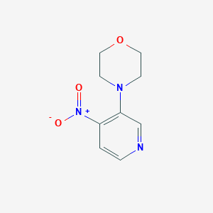 molecular formula C9H11N3O3 B1456756 4-(4-Nitropyridin-3-yl)morpholine CAS No. 1779123-27-1