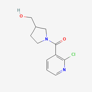 (2-Chloropyridin-3-yl)(3-(hydroxymethyl)pyrrolidin-1-yl)methanone