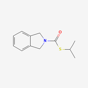 molecular formula C12H15NOS B14567755 S-Propan-2-yl 1,3-dihydro-2H-isoindole-2-carbothioate CAS No. 61517-14-4