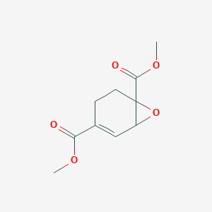 molecular formula C10H12O5 B14567764 Dimethyl 7-oxabicyclo[4.1.0]hept-4-ene-1,4-dicarboxylate CAS No. 61846-10-4