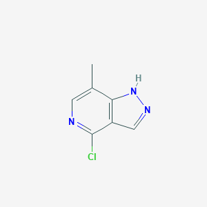 molecular formula C7H6ClN3 B1456788 4-Chloro-7-methyl-1H-pyrazolo[4,3-c]pyridine CAS No. 1159828-57-5