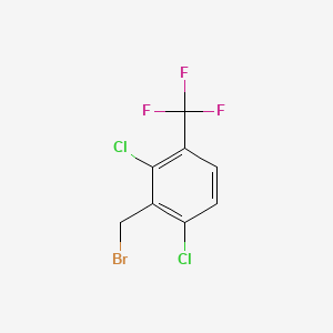 2-(Bromomethyl)-1,3-dichloro-4-(trifluoromethyl)benzene