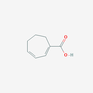molecular formula C8H10O2 B14567957 Cyclohepta-1,3-diene-1-carboxylic Acid CAS No. 61604-45-3