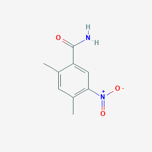 molecular formula C9H10N2O3 B1456798 2,4-Dimethyl-5-nitrobenzamide CAS No. 1427503-90-9