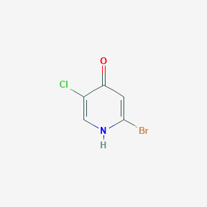 molecular formula C5H3BrClNO B1456799 2-Bromo-5-chloro-4-hydroxypyridine CAS No. 1196145-66-0