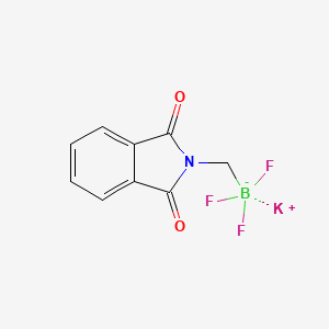 molecular formula C9H6BF3KNO2 B1456800 Potassium (Phthalimidomethyl)trifluoroborate CAS No. 1001671-72-2