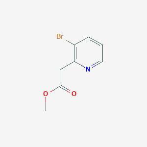 molecular formula C8H8BrNO2 B1456805 Methyl 2-(3-bromopyridin-2-yl)acetate CAS No. 192642-95-8