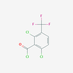 molecular formula C8H2Cl3F3O B1456809 2,6-二氯-3-(三氟甲基)苯甲酰氯 CAS No. 53012-82-1