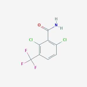 molecular formula C8H4Cl2F3NO B1456810 2,6-二氯-3-(三氟甲基)苯甲酰胺 CAS No. 53012-81-0