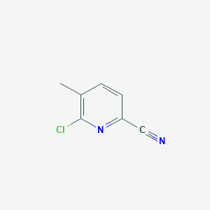 molecular formula C7H5ClN2 B1456811 6-Chloro-5-methylpyridine-2-carbonitrile CAS No. 875293-89-3