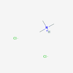 molecular formula C3H10Cl2N- B14568134 Trimethylazanium;dichloride CAS No. 61423-57-2