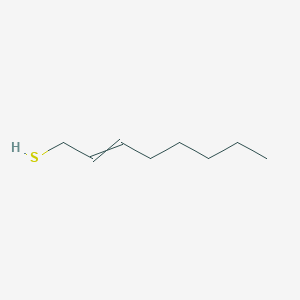 molecular formula C8H16S B14568185 Oct-2-ene-1-thiol CAS No. 61758-07-4