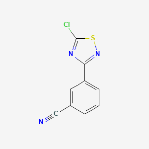 3-(5-Chloro-[1,2,4]thiadiazol-3-YL)-benzonitrile