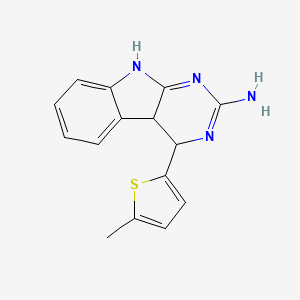 4-(5-methyl-2-thienyl)-4,4a-dihydro-1H-pyrimido[4,5-b]indol-2-amine