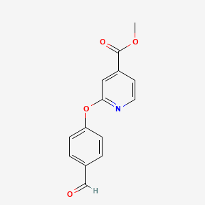 Methyl 2-(4-formylphenoxy)isonicotinate