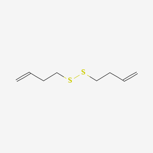 molecular formula C8H14S2 B14568470 4-[(But-3-en-1-yl)disulfanyl]but-1-ene CAS No. 61704-47-0