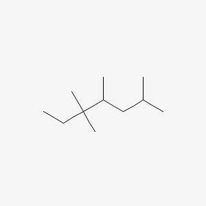 molecular formula C11H24 B14568574 2,4,5,5-Tetramethylheptane CAS No. 61868-58-4