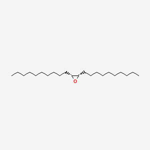 molecular formula C22H44O B14568587 (2R,3S)-2,3-Didecyloxirane CAS No. 61759-35-1